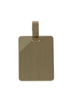 Nieuwe 14k gouden graveer naam plaat ketting hanger unisex, Nieuw, Ophalen of Verzenden, Met edelsteen, Info@voordeelsieraden.nl