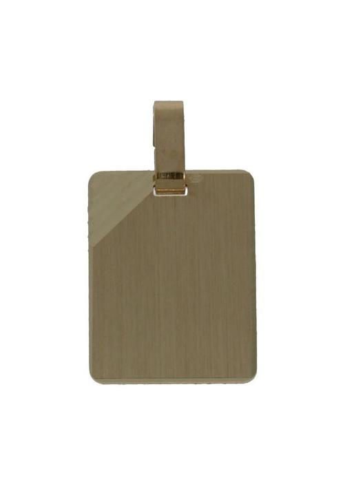 Nieuwe 14k gouden graveer naam plaat ketting hanger unisex, Sieraden, Tassen en Uiterlijk, Kettinghangers, Nieuw, Goud, Goud, Overige voorstellingen