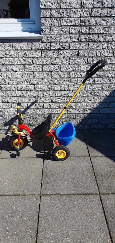 Puky 3 wieler met mandje / bakje, Fietsen en Brommers, Fietsen | Driewielers, Zo goed als nieuw, Duwstang, Ophalen