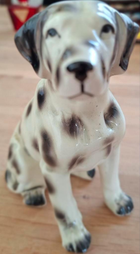 Vintage Dalmatiër Beeldje, Verzamelen, Beelden en Beeldjes, Zo goed als nieuw, Dier, Ophalen of Verzenden