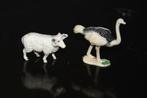 Oude speelgoed Struisvogel & Ram schaap dieren beeldjes, Verzenden