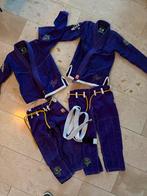 Paarse Jiu-Jitsu BJJ pakken K3, 128 en K4, 140 + band, Gebruikt, Maat XS of kleiner, Vechtsportpak, Ophalen of Verzenden