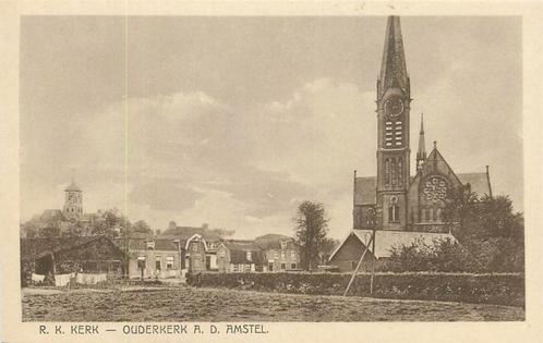 (304-223-037) Ouderkerk aan de Amstel  RK Kerk, Verzamelen, Ansichtkaarten | Nederland, Noord-Holland, Verzenden