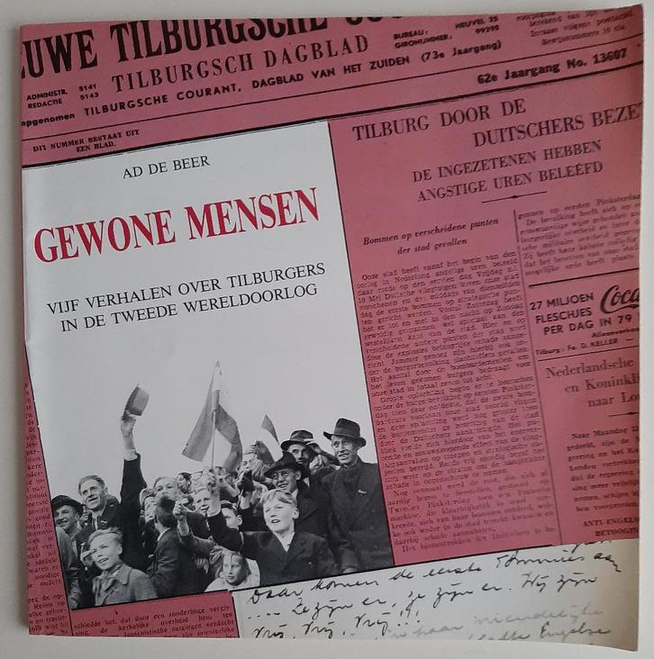 TILBURG - boek GEWONE MENSEN, Boeken, Geschiedenis | Stad en Regio, Gelezen, 20e eeuw of later, Ophalen of Verzenden