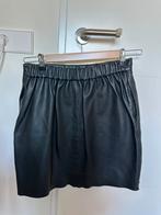 Leren zwarte rok Anecdote mt 38, Kleding | Dames, Maat 38/40 (M), Zwart, Ophalen of Verzenden, Gedragen