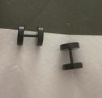 Nieuwe oorstekers zwart, Ophalen of Verzenden, Zo goed als nieuw, Zwart, Overige materialen