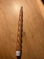 Z.g.a.n/oranje gedraaide kaars led op batterij/Blokker, Huis en Inrichting, Woonaccessoires | Kandelaars en Kaarsen, Ophalen of Verzenden