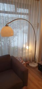 Booglamp met marmeren voet - defecte dimmer, Ophalen, Gebruikt, Metaal, Modern