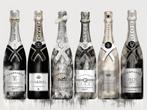 Glasschilderij Ter Halle: Champagne brands 2, 50 tot 75 cm, Nieuw, Ophalen of Verzenden, Schilderij