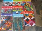 8 Quiltnieuws tijdschriften, Ophalen of Verzenden, Gelezen, Overige onderwerpen