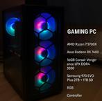 Krachtige Gaming PC – Ryzen 7 / RX 7600 / 3TB SSD / RGB, 1 speler, Ophalen, Zo goed als nieuw, Overige genres