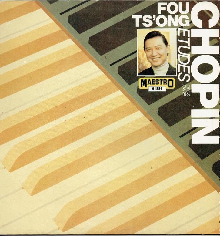 Frederic Chopin - Fou Ts Ong ‎– Etudes Opus 10, Opus 25, Cd's en Dvd's, Vinyl | Klassiek, Zo goed als nieuw, Classicisme, Kamermuziek