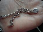 mooi echt zilveren jasseron armbandje met letter B 925, Sieraden, Tassen en Uiterlijk, Armbanden, Ophalen of Verzenden, Zo goed als nieuw