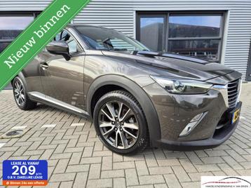 Mazda CX-3 2.0 SkyActiv-G 120 GT-M LEDER KEYLESS CAMERA NAVI beschikbaar voor biedingen