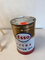 Esso Extra motor oil groot olie blik, Ophalen of Verzenden, Gebruikt, Overige, Overige merken