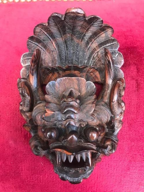 zeer mooie Barong wandhanger, Bali, Antiek en Kunst, Kunst | Beelden en Houtsnijwerken, Ophalen of Verzenden