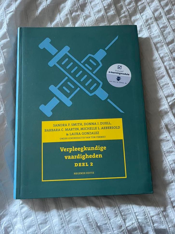 Verpleegkundige vaardigheden, deel 2, 9e editie met datzalje, Boeken, Schoolboeken, Zo goed als nieuw, Nederlands, Overige niveaus