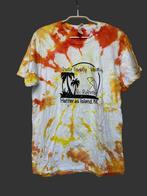 Canvas T-shirt Mt M Wit Oranje Geel Tie Dye Hatteras Island, C, C, Oranje, Zo goed als nieuw