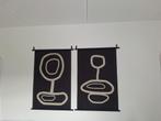 Wandkleden, Huis en Inrichting, Woonaccessoires | Tekstborden en Spreuken, Ophalen, Gebruikt