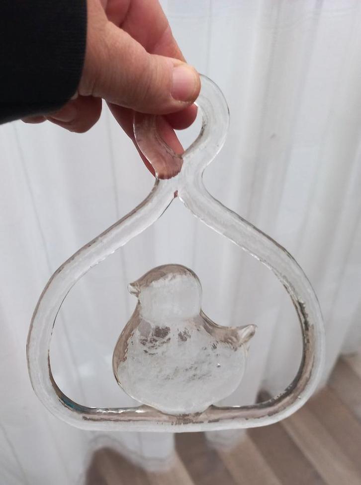Kosta Boda suncatcher. Vogel. Glas. Vintage. Zweeds, Antiek en Kunst, Antiek | Glas en Kristal, Ophalen of Verzenden