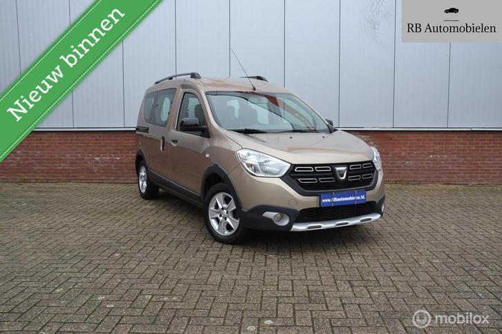 Dacia Dokker combi 1.2 TCe Ambiance|123.878km|2019|Stepway, Auto's, Dacia, Bedrijf, Te koop, Dokker, ABS, Airbags, Airconditioning