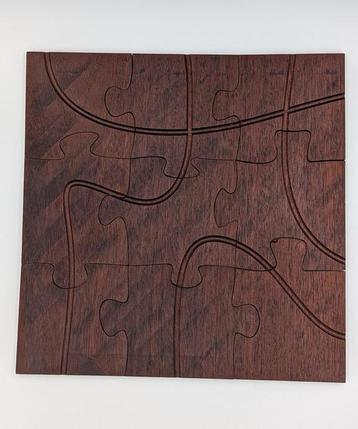 Houten Onderzetters Puzzel beschikbaar voor biedingen