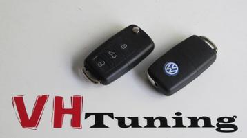 Klapsleutel behuizing passend voor o.a. de VW Golf 4, 5, 6  beschikbaar voor biedingen