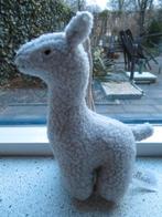 Lama alpaca merk Jollein off-white wit wollig muziekknuffel, Ophalen of Verzenden, Zo goed als nieuw, Overige typen