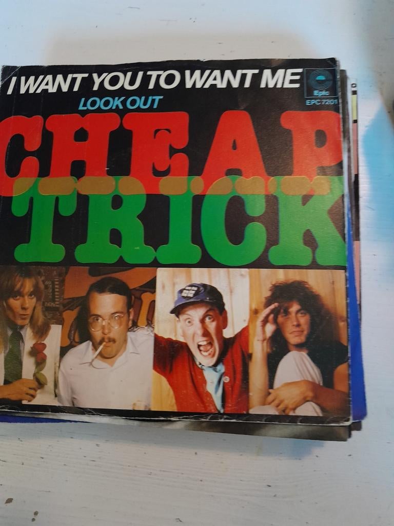 Cheap trick 7inch I want you to want me, Ophalen of Verzenden, Zo goed als nieuw, Pop