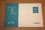 Handleiding Mercedes 200D t/m 240D - 1975, Ophalen of Verzenden