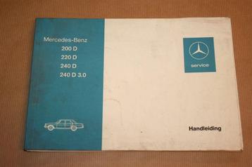 Handleiding Mercedes 200D t/m 240D - 1975 beschikbaar voor biedingen