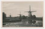 30- Prentbriefkaart Kinderdijk 1947 - Nederwaardsche Molens, 1940 tot 1960, Gelopen, Zuid-Holland, Verzenden