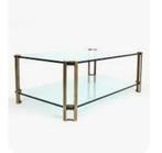 Ghyczy Salontafelpoten Messing dubbel blad, Gebruikt, 50 tot 100 cm, Vierkant, 50 tot 100 cm