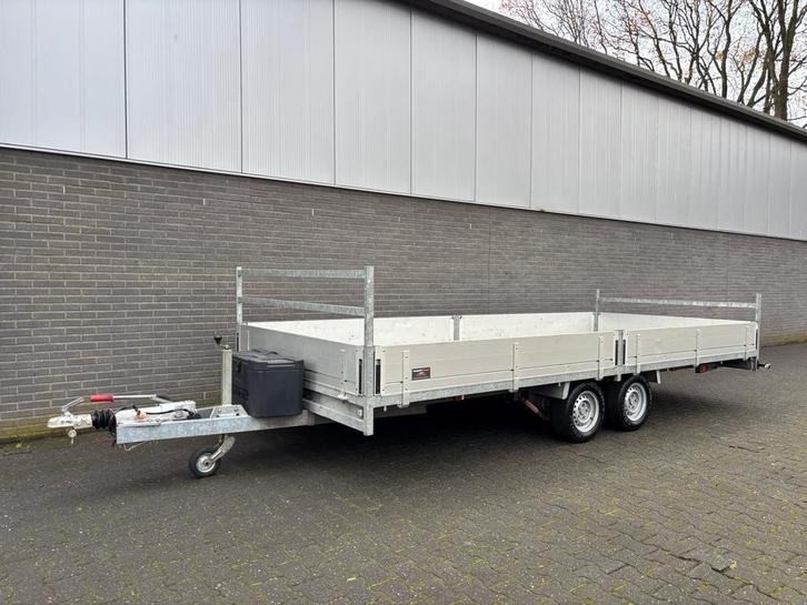Hoka 3500 KG multitransporter aluminium vloer + oprijplaten!, Auto diversen, Aanhangers en Bagagewagens, Gebruikt, Ophalen of Verzenden