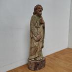 Handgemaakt groot houten religieus beeld, heiligenbeeld., Ophalen of Verzenden