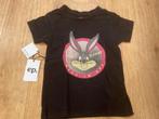 Little eleven paris zwart shirt bugs bunny maat 128 8 jaar!, Meisje, Ophalen of Verzenden, Zo goed als nieuw, Shirt of Longsleeve