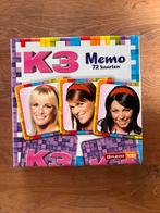 Memory K3 - studio 100, 72 kaarten, Vijf spelers of meer, Ophalen of Verzenden, Nieuw, Studio 100