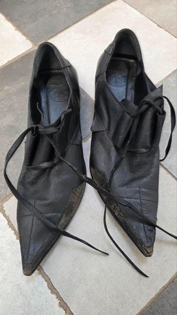 Pitone Nero design schoenen - maat 37, Kleding | Dames, Schoenen, Zo goed als nieuw, Schoenen met lage hakken, Zwart, Ophalen of Verzenden