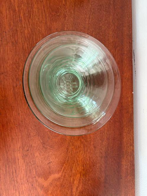 Set 3 nestschalen groen glas Copier Leerdam, Huis en Inrichting, Lampen | Spots, Zo goed als nieuw, Ophalen of Verzenden