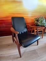 Vintage fauteuil Louis van Teeffelen, Huis en Inrichting, Stoelen, Ophalen, Zo goed als nieuw, Zwart, Eén