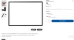 IKEA BJÖRKSTA Frame, black, 140x100 cm / Fotolijst, zwart, Huis en Inrichting, Woonaccessoires | Schilderijen, Tekeningen en Foto's