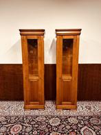 2x Klassiek Engelse Vitrine Vitrinekast, Ophalen of Verzenden