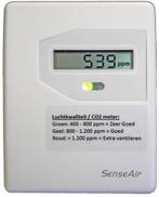 SenseAir CO2 meter, voor thuis, kantoor of schoollokaal, Ophalen of Verzenden, Zo goed als nieuw, Overige meters