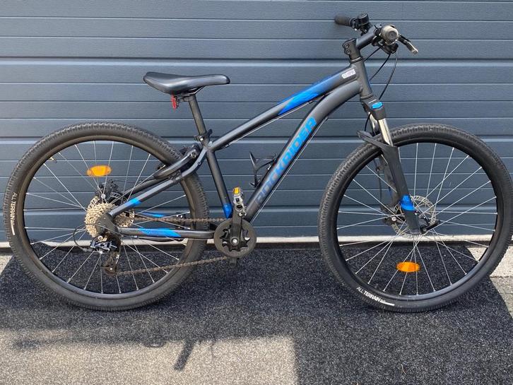 B-twin rockrider 45 cm zwart, Fietsen en Brommers, Fietsen | Mountainbikes en ATB, Gebruikt, Heren, Overige merken, 45 tot 49 cm