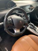 Peugeot 308 1.2 Puretech 130pk S&S Eat8 2018 Zwart. LEER!, Auto's, 1199 cc, 610 kg, Zwart, Bruin