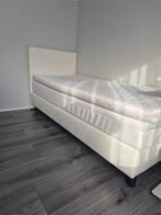 Boxspring 1 persoons compleet, Huis en Inrichting, Slaapkamer | Boxsprings, Ophalen, 90 cm, Eenpersoons, Wit