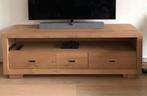 Blank eiken tv meubel, Huis en Inrichting, Kasten | Televisiemeubels, 150 tot 200 cm, Minder dan 100 cm, 25 tot 50 cm, Eikenhout