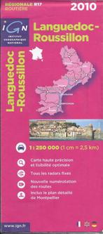 Pl958 plattegrond Languedoc - Roussillon Frankrijk - -2010, 2000 tot heden, Ophalen of Verzenden, Nederland, Landkaart