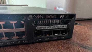 Cisco 3650 48Poe+ 4x1Gb beschikbaar voor biedingen