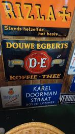 Emaille reclamebord douwe egberts te koop/ruil, Ophalen of Verzenden, Gebruikt, Reclamebord
